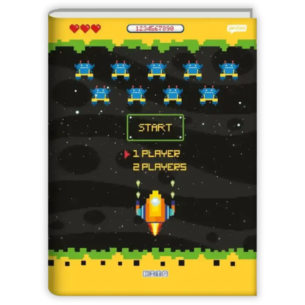 Caderno Brochura Bits Jandaia - #1