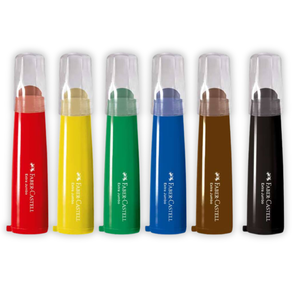 Canetinha Extrajumbro 6 Cores Little Creatives Faber-Castell - #2