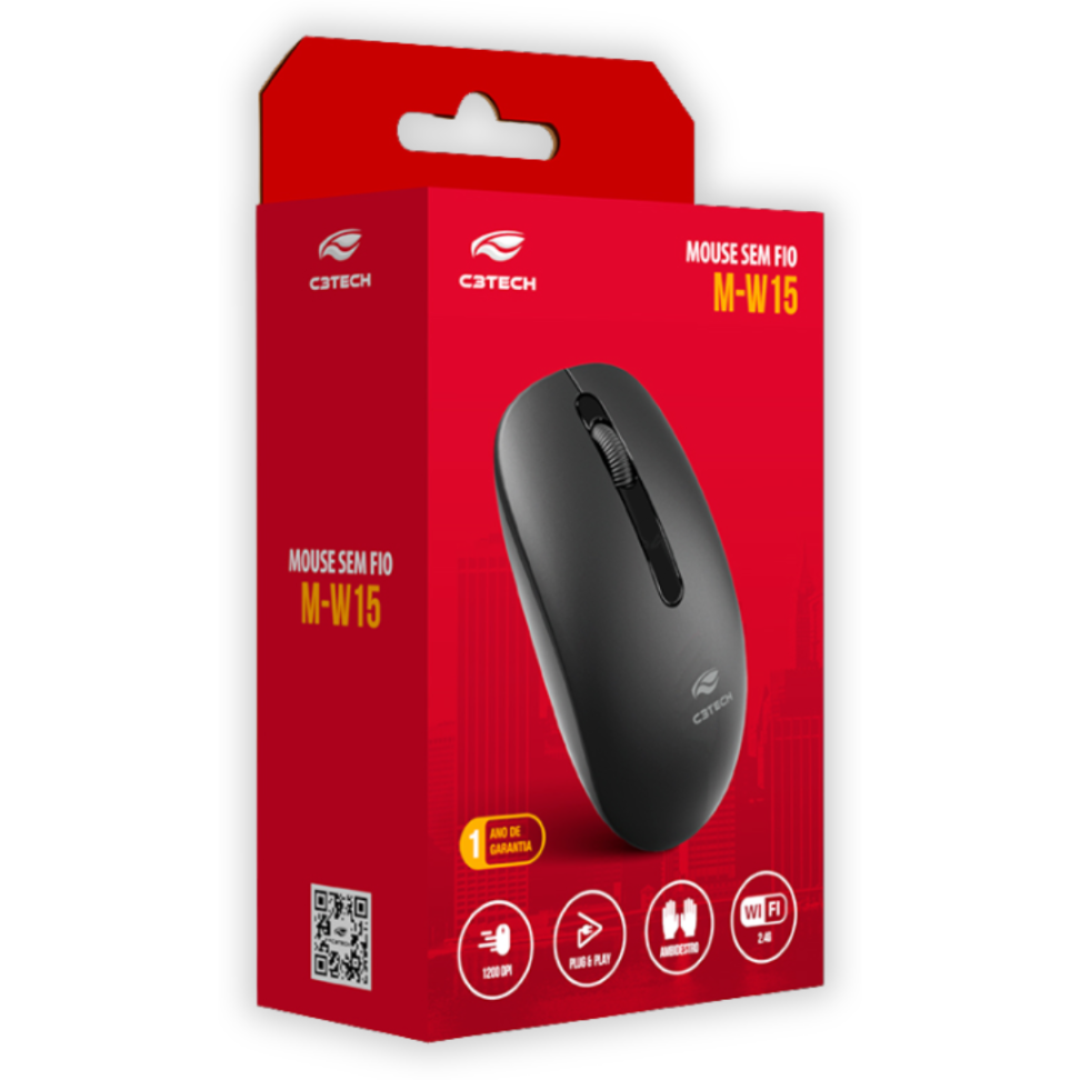 Mouse sem Fio M-W15 C3Tech - #3