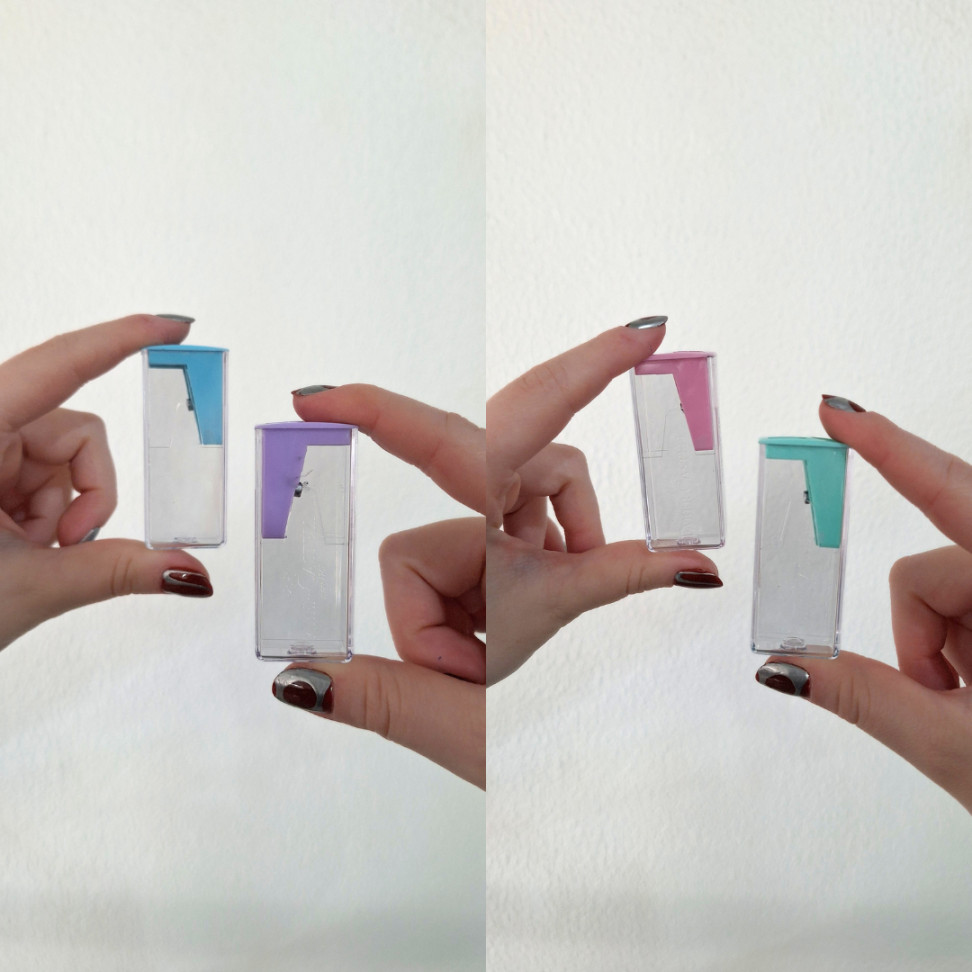 Apontador com Depósito Tons Pastel Faber-Castell - #6