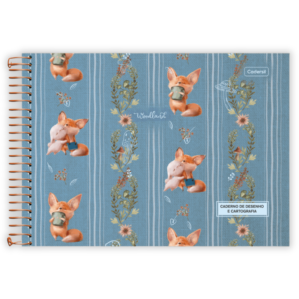 Caderno de Cartografia e Desenho Woodland Cadersil - #3