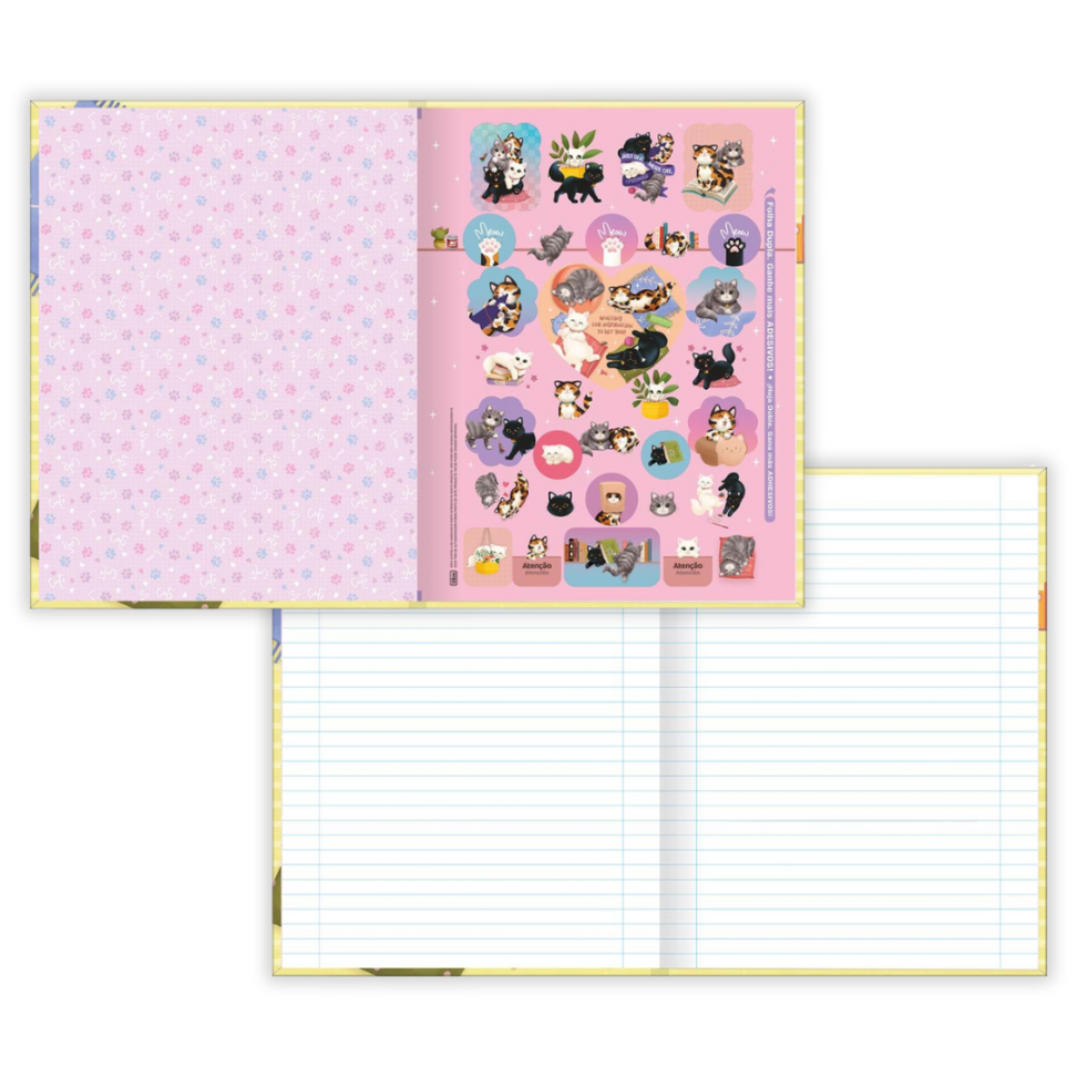Caderno Brochura Purrfect Cats Tilibra - #1
