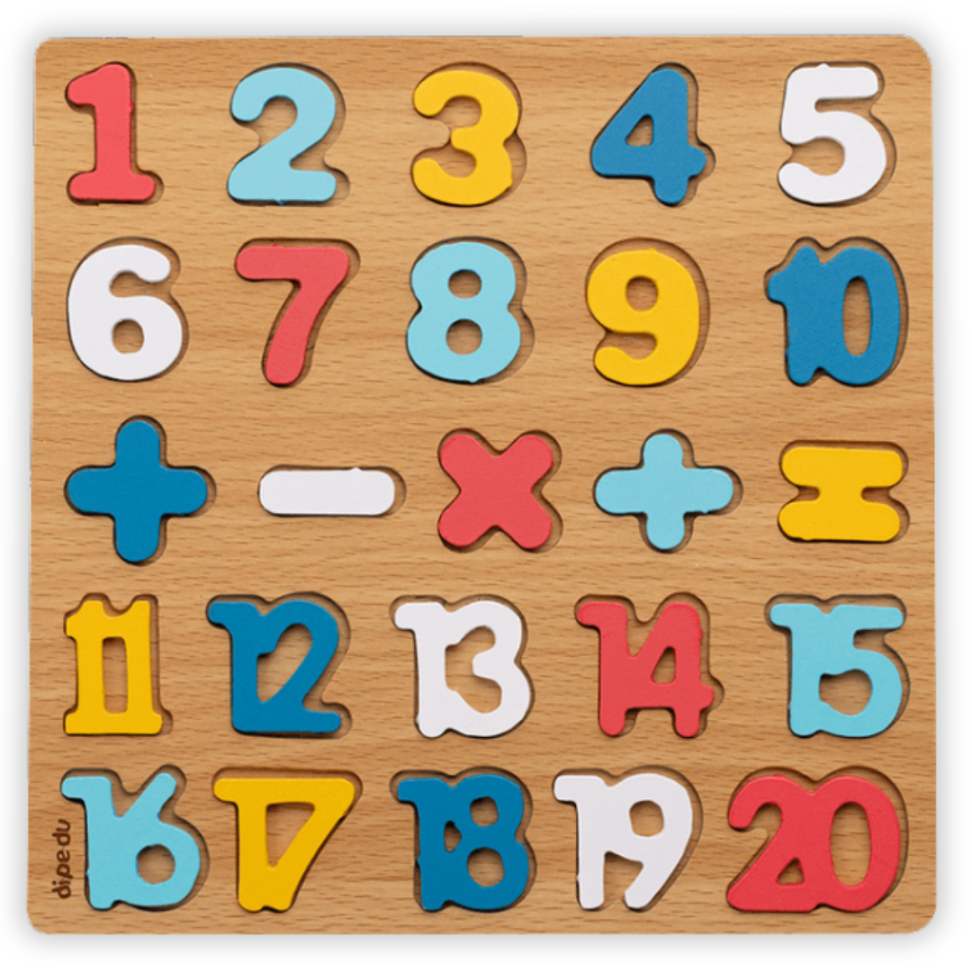 Quebra-Cabeça Número/Alfabeto Dipedu BRW - #1