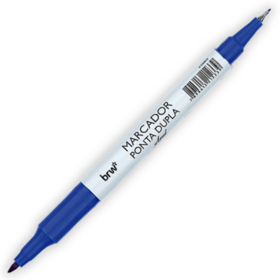 Marcador Multiuso Ponta Dupla BRW - #3