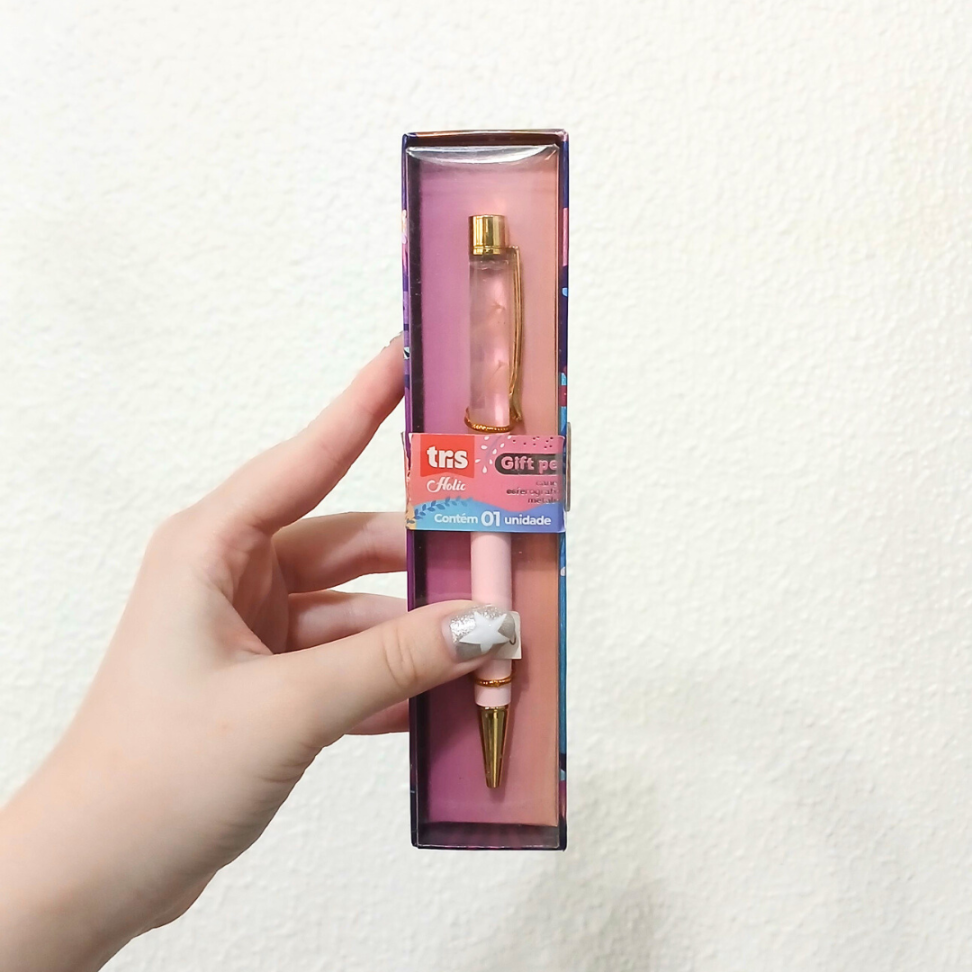 Caneta Esferográfica Metálica Gift Pen Garden Holic Tris - #3