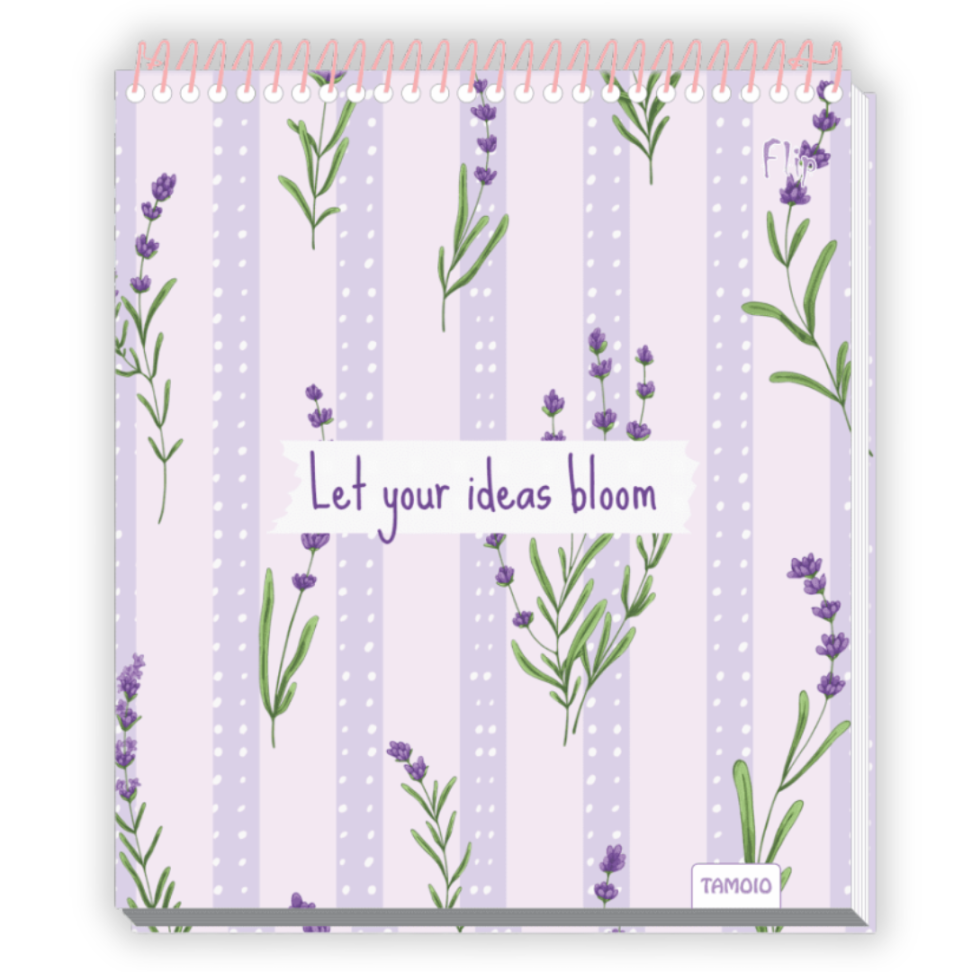 Caderno com Espiral Vertical Flip Poá Line Tamoio - #2