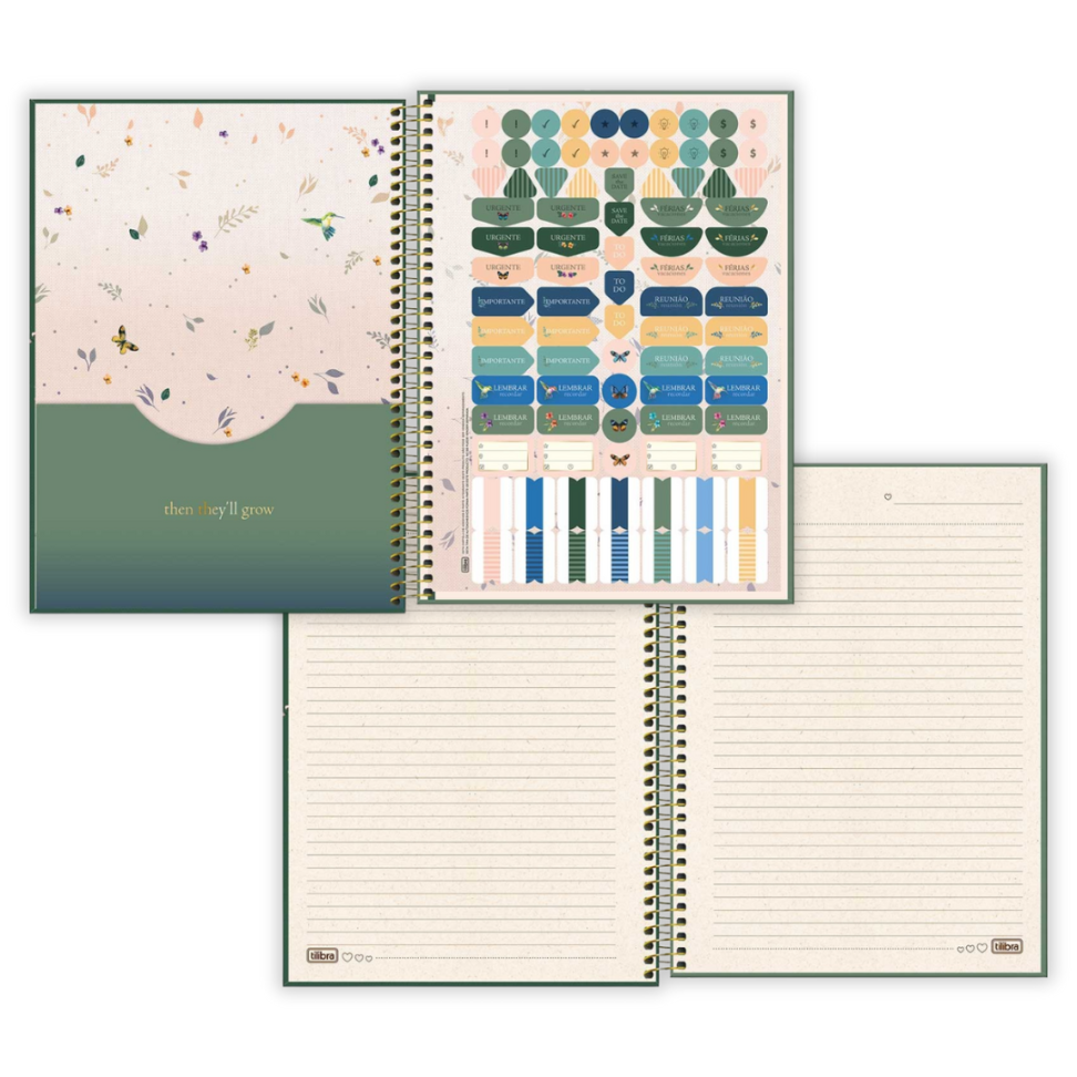 Caderno com Espiral Universitário 1 Matéria Naturalis Tilibra - #1