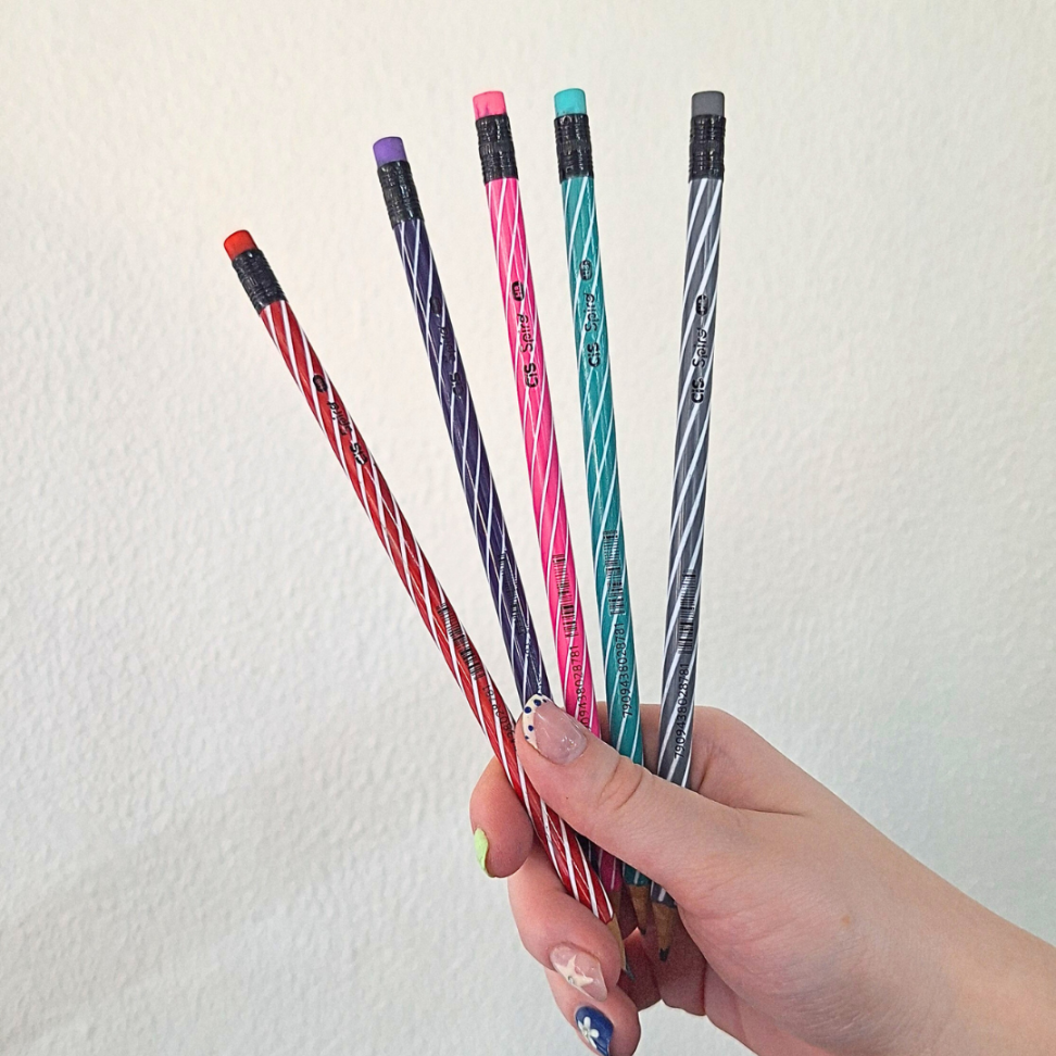 Lápis Grafite de Escrever com Borracha Ponteira Spiro CiS - #8