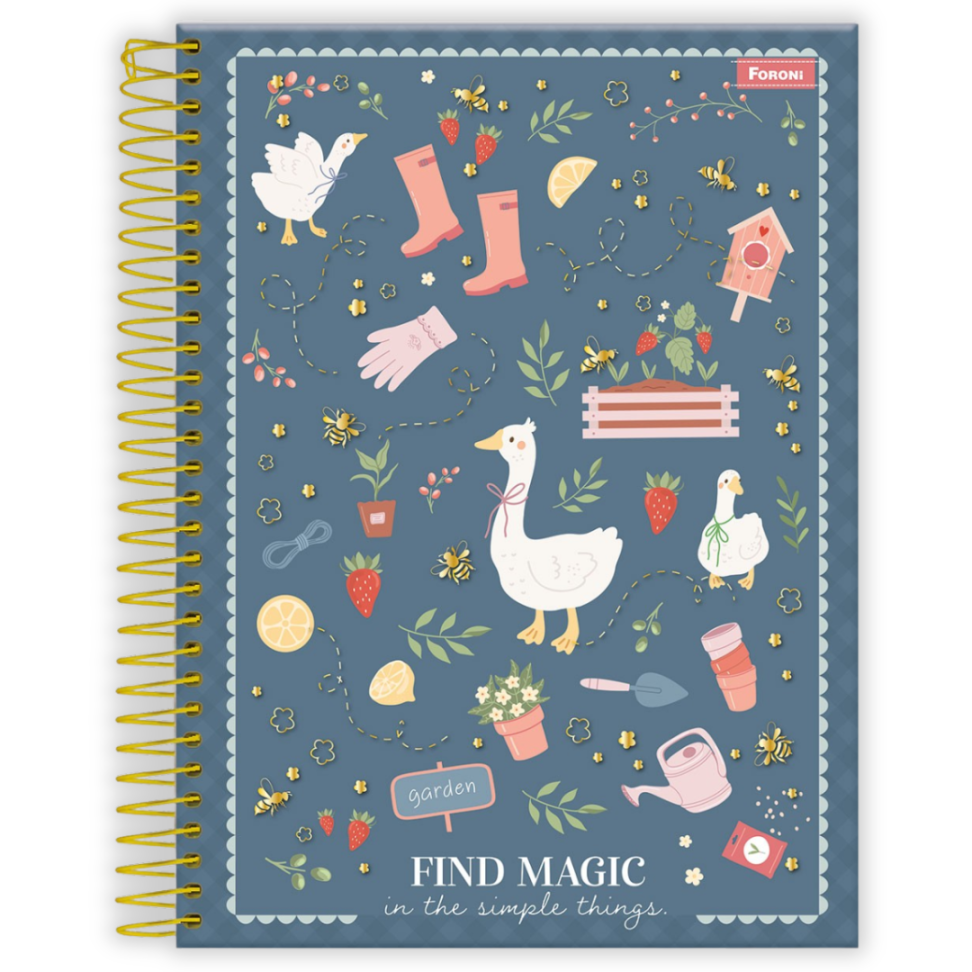 Caderno com Espiral Colegial Milly 10 Matérias Foroni - #2