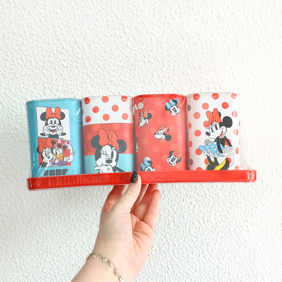 Kit Porta Canetas Minnie 5 Peças Plasútil - #3