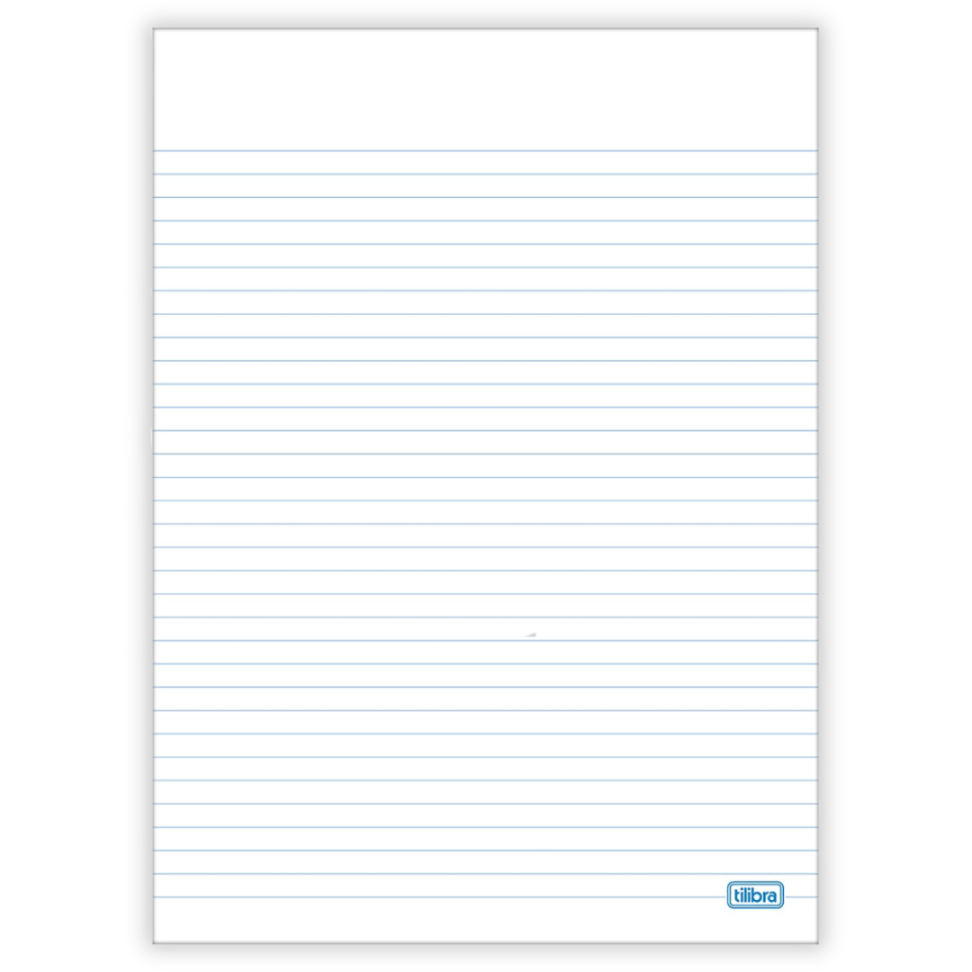 Bloco de Folhas Pautadas A4 50 Folhas 56g Tilibra - #2