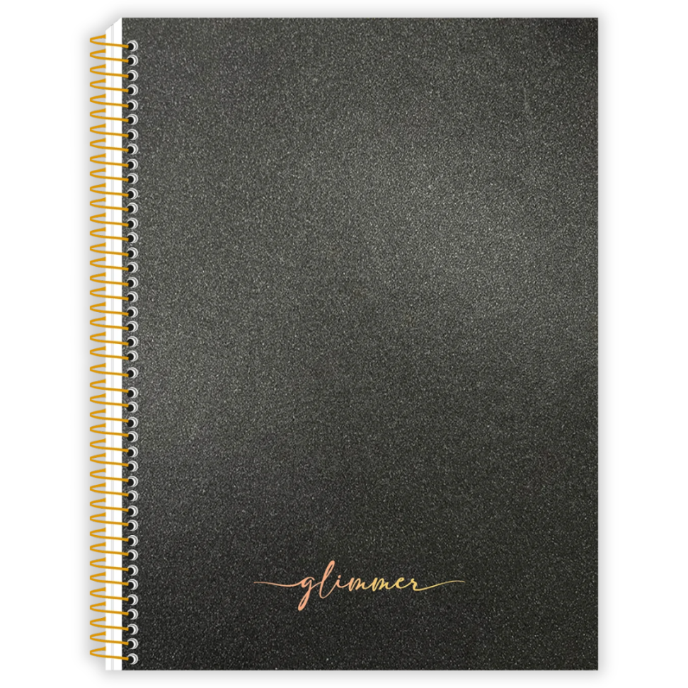 Caderno com Espiral Colegial Glimmer 1 Matéria Animativa - #1