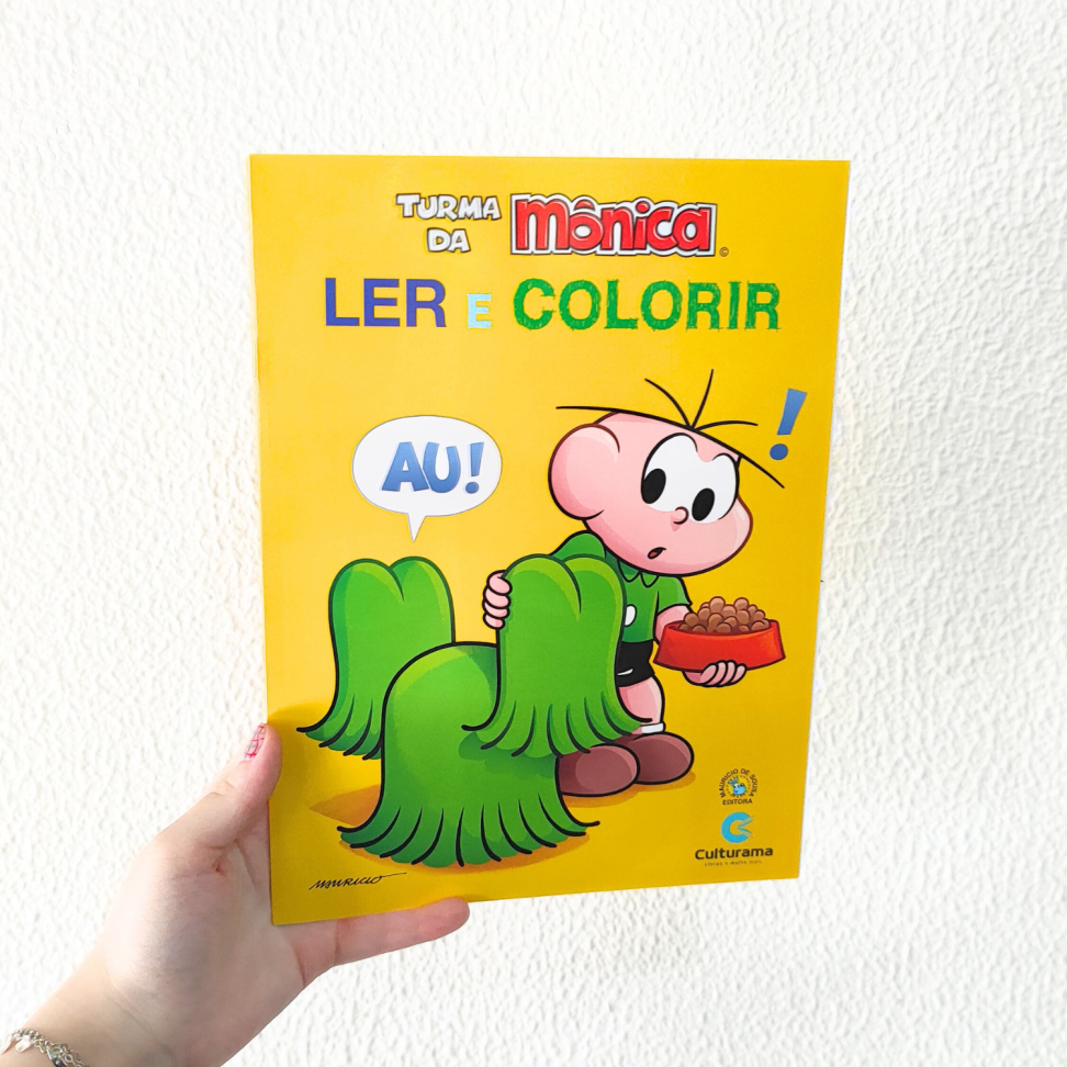 Livro Ler e Colorir Turma da Mônica Culturama - #10