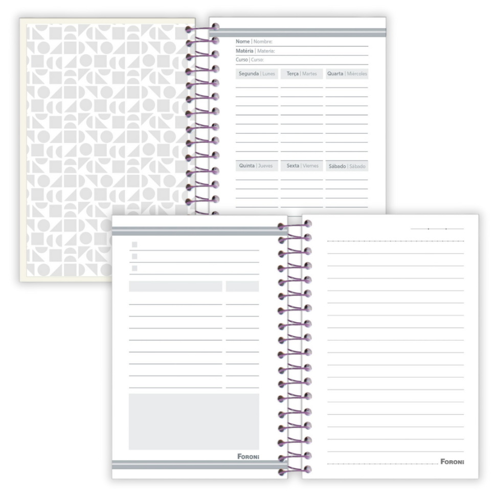 Caderneta com Espiral Bali Foroni - #4