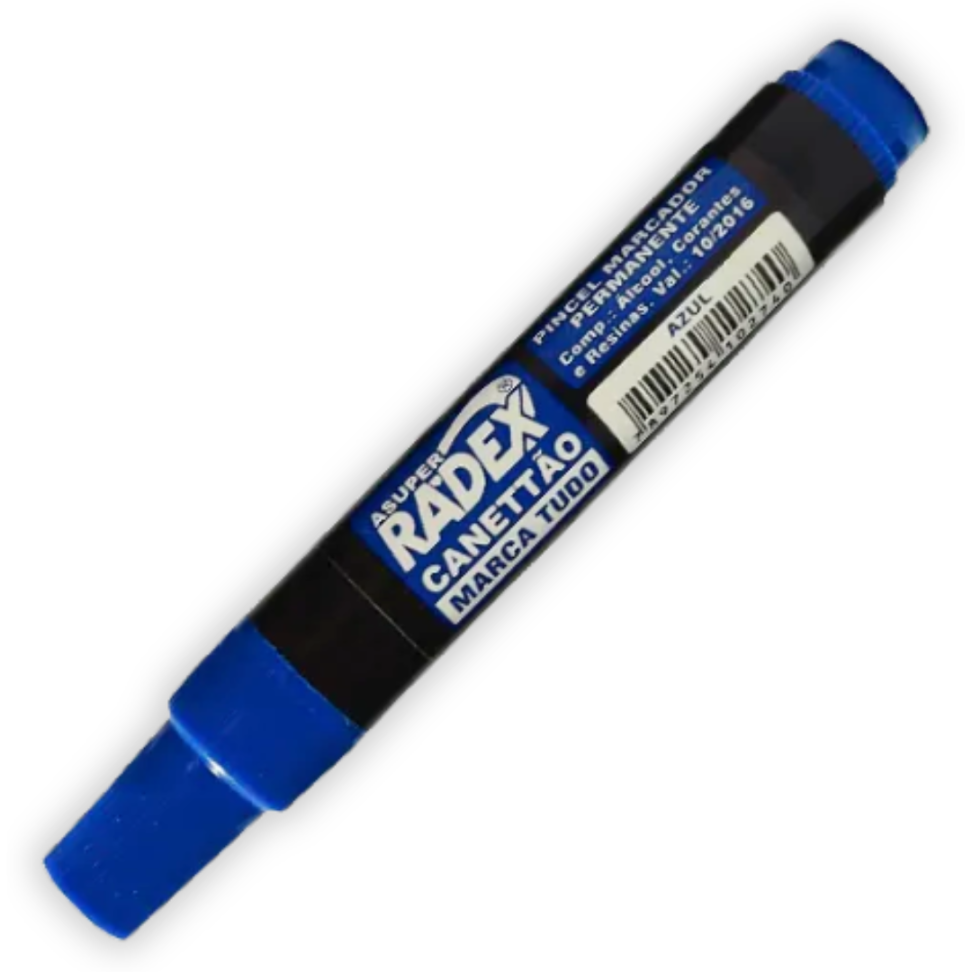 Pincel Marcador Permanente Marca Tudo Radex - #4