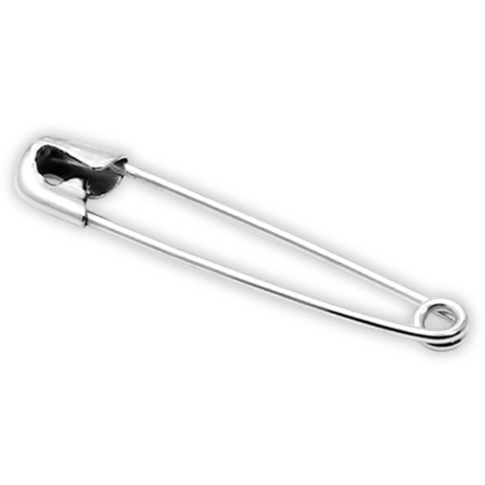 Alfinete de Segurança Joaninha para Costura N.000 100 Unidades Niquelado Kit