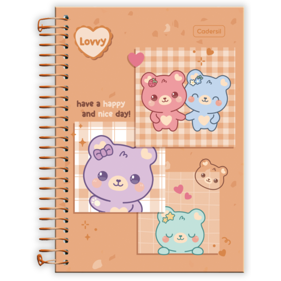 Caderno com Espiral Pequeno 1/4 Lovvy Cadersil - #3