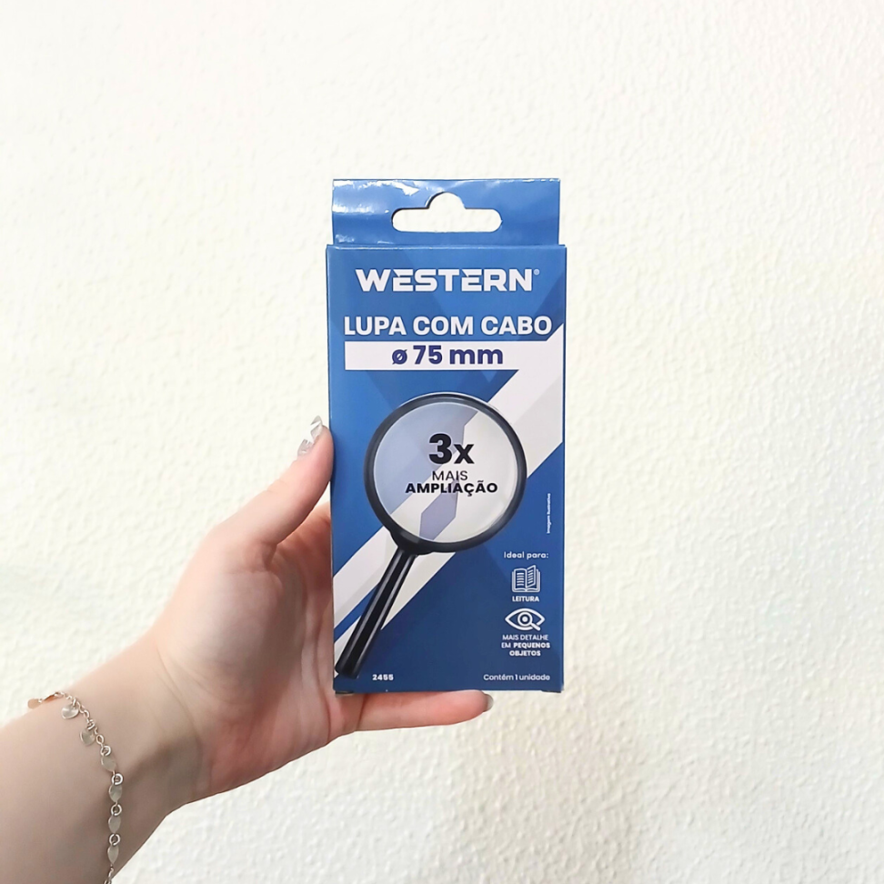 Lupa com Cabo 75mm 2455 Western - #3