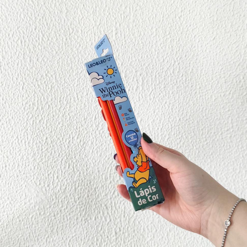 Lápis de Cor 12 Cores Pooh Leo e Leo - #3