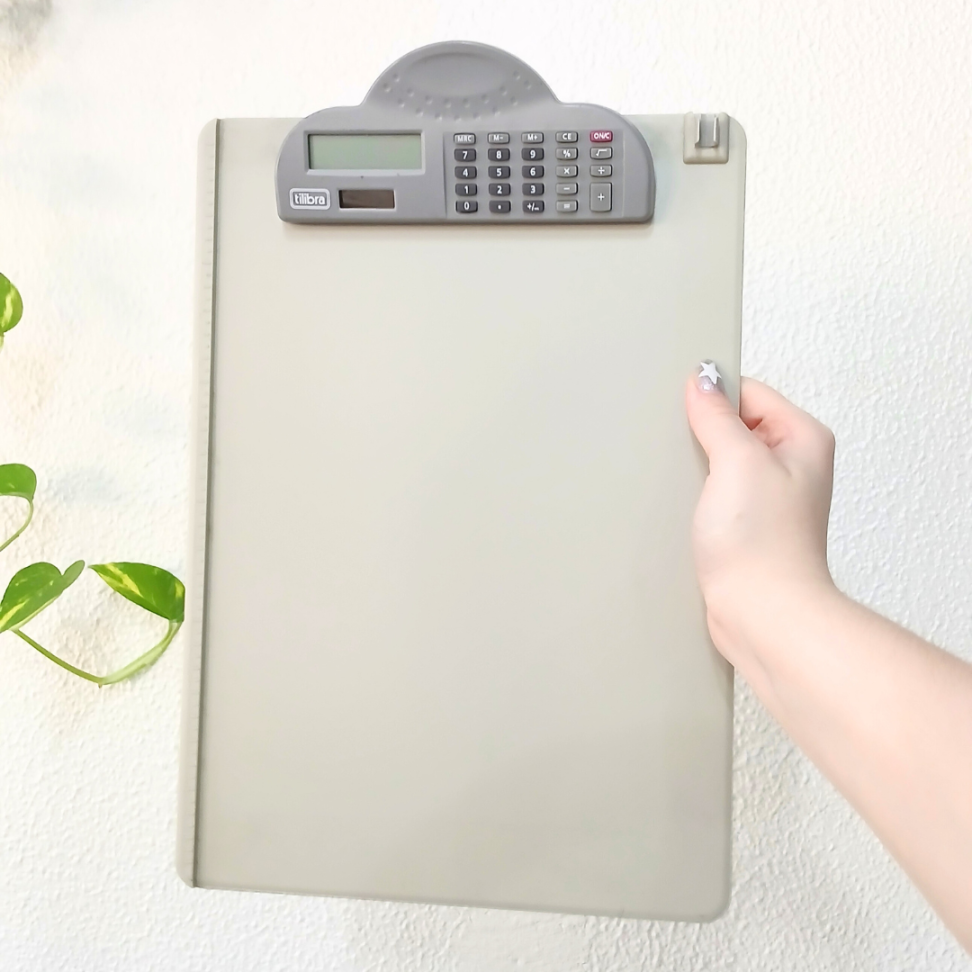 Prancheta Ofício + Grampo com Calculadora Tilibra - #4