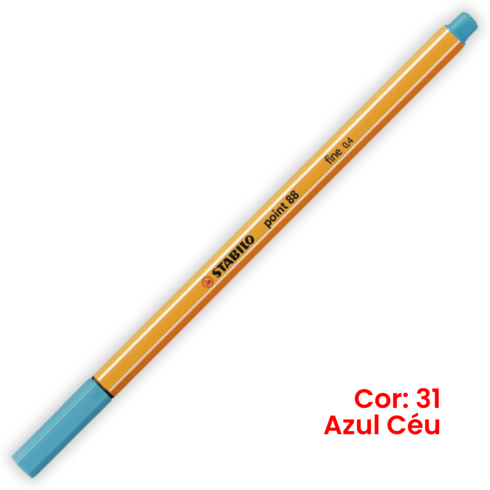 Caneta Hidrográfica Point 88 0.4 Stabilo - #10