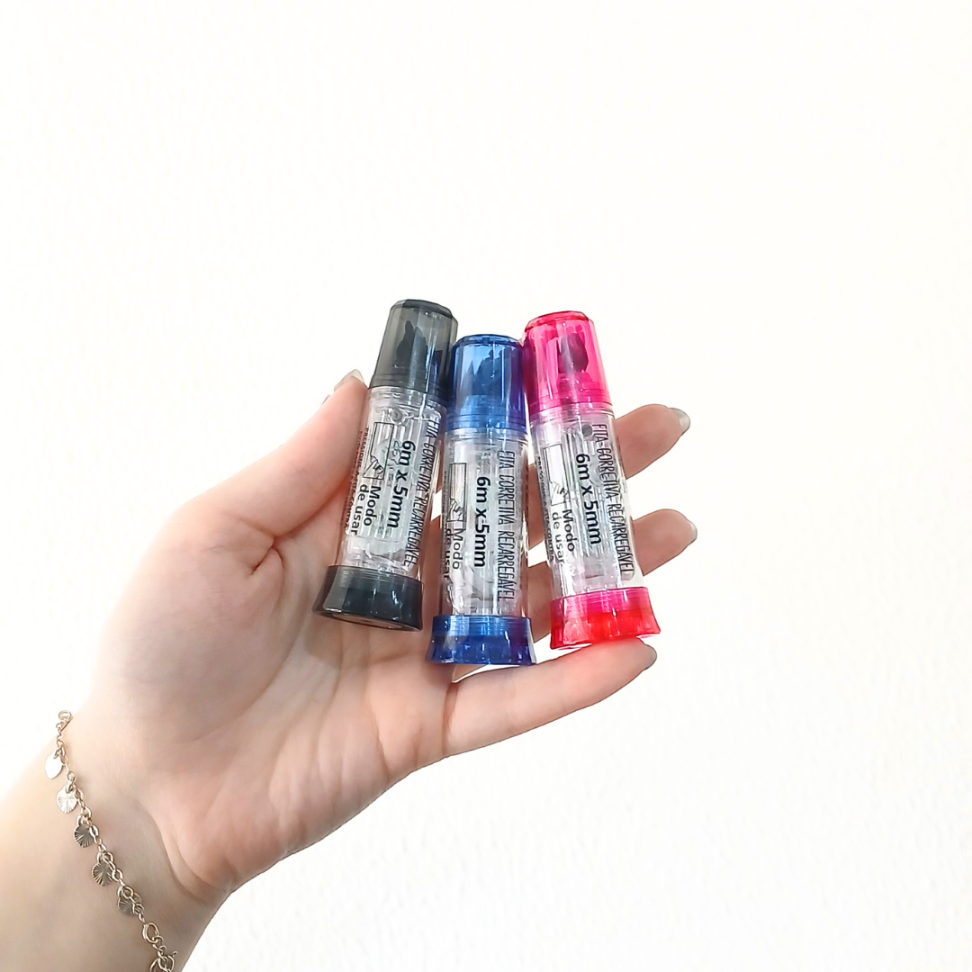 Fita Corretiva Recarregável 6m x 5mm Mercur - #5