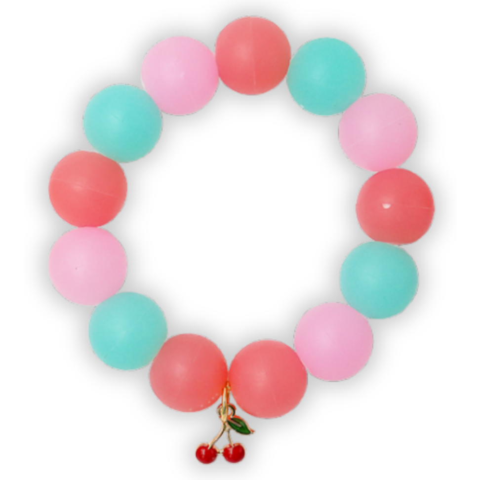 Borracha Pulseira Beads Charm Holic Tris - #3