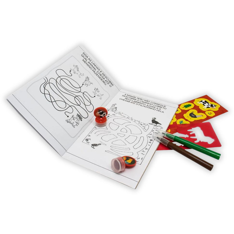 Livro-Kit de Atividades Cor & Diversão Todolivro - #1