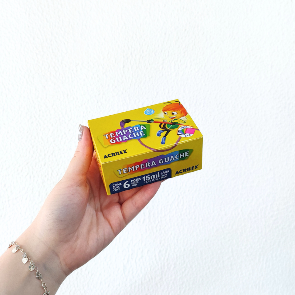 Tinta Guache 6 Cores Acrilex - #3