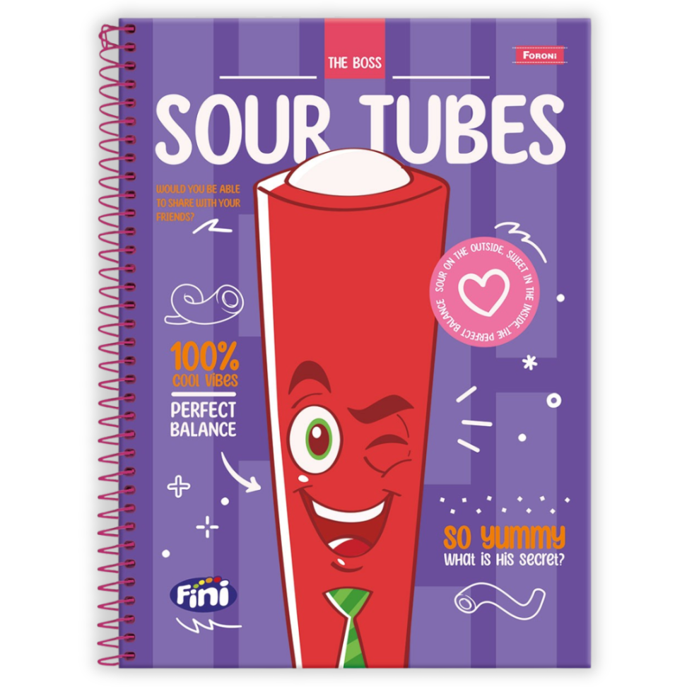 Caderno com Espiral Universitário com Cheirinho Fini 1 Matéria Foroni - #1