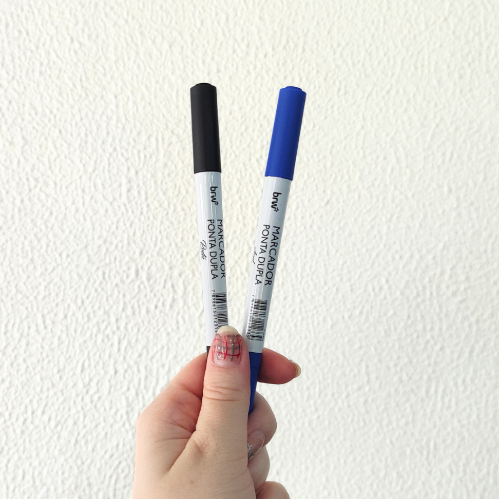 Marcador Multiuso Ponta Dupla BRW - #4