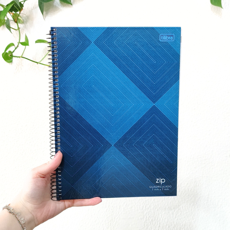 Caderno Quadriculado 7mm x 7mm Zip B Tilibra - #1