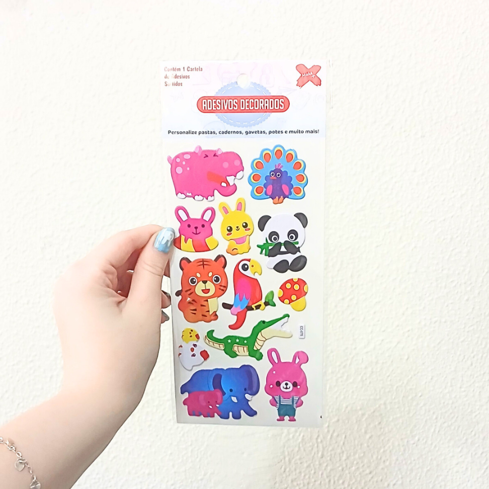 Adesivos Decorados Animais Make+ - #11