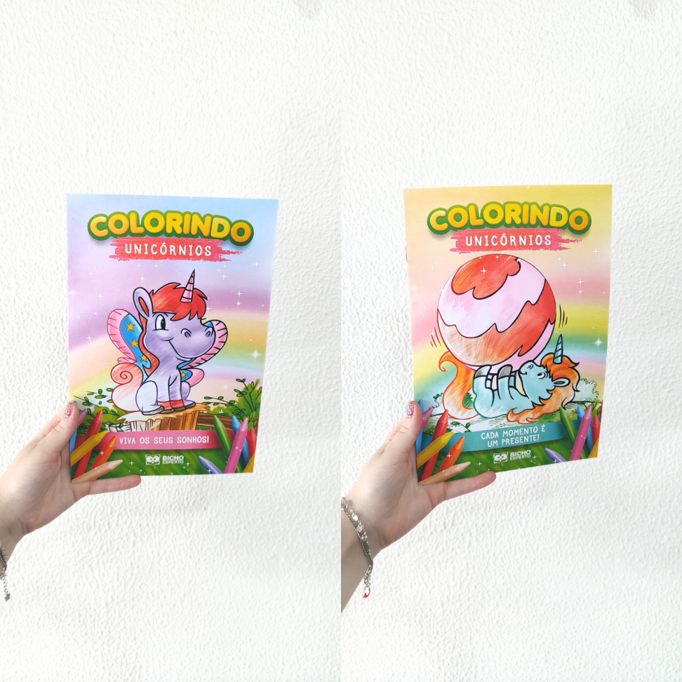 Livro Colorindo Unicórnios Bicho Esperto - #1