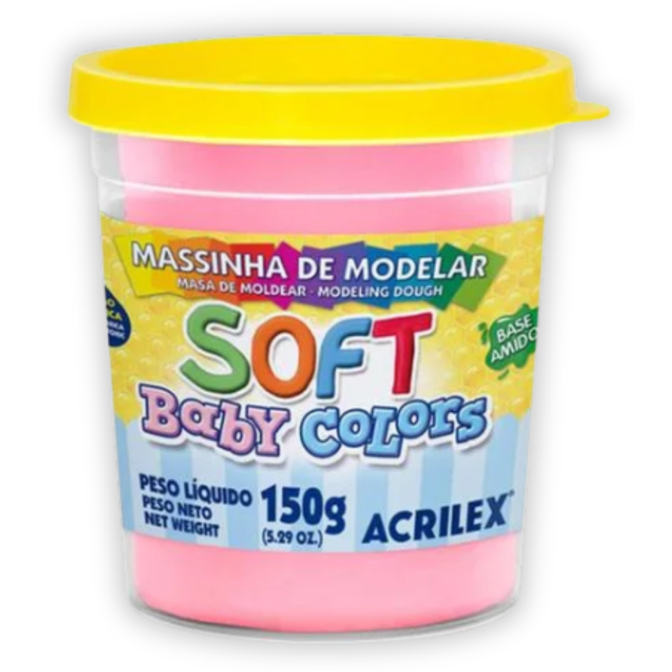 Massinha de Modelar Soft Baby Colors 150g Acrilex - #3