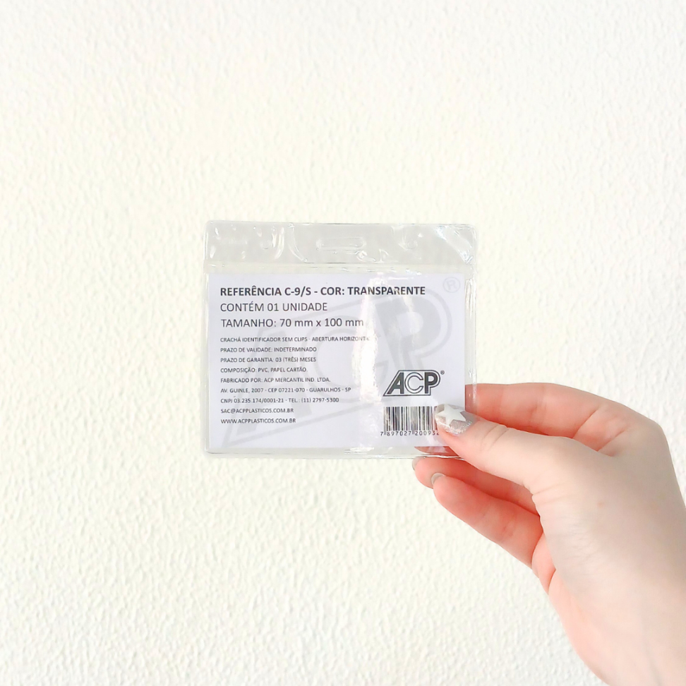 Proteção Identificador para Crachá C-9/S 70mm x 100mm ACP - #2