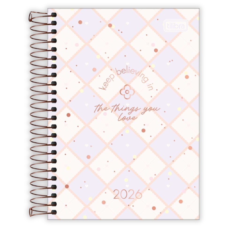 Agenda Espiral Diária Pequena Soho 2026 Tilibra - #3