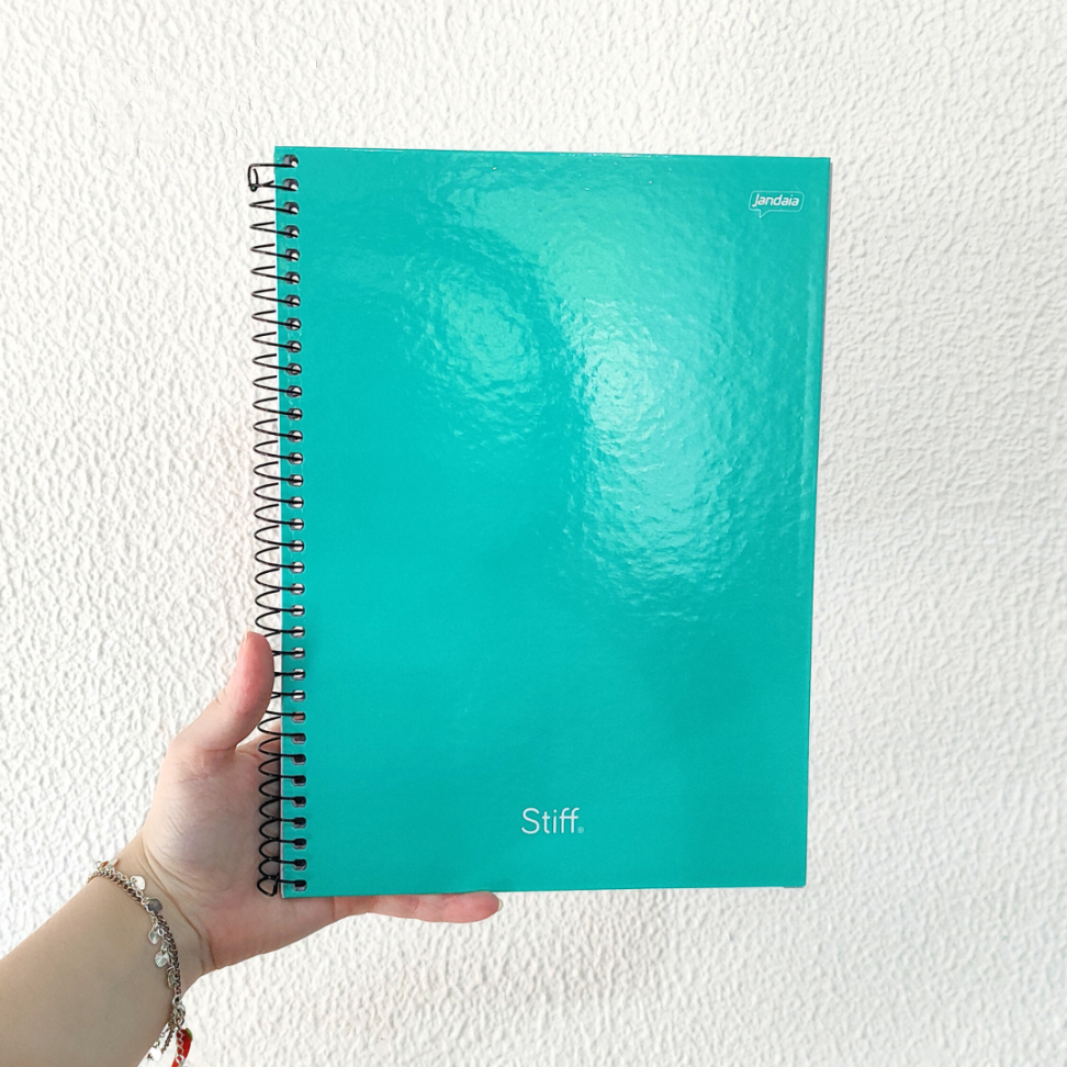 Caderno com Espiral Universitário Stiff 1 Matéria Jandaia - #1