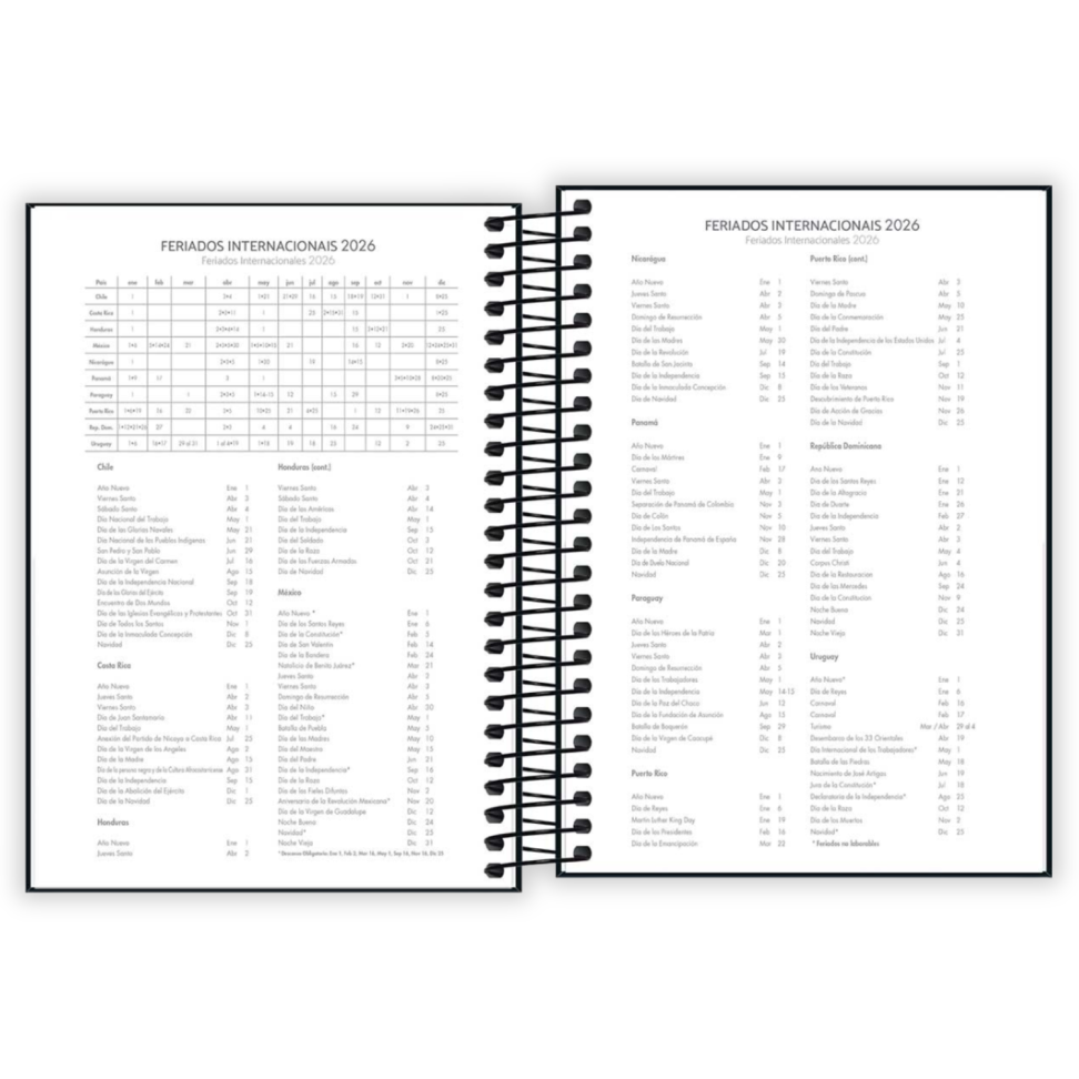 Agenda Executiva Espiral Diária Média Spice 2026 Tilibra - #3