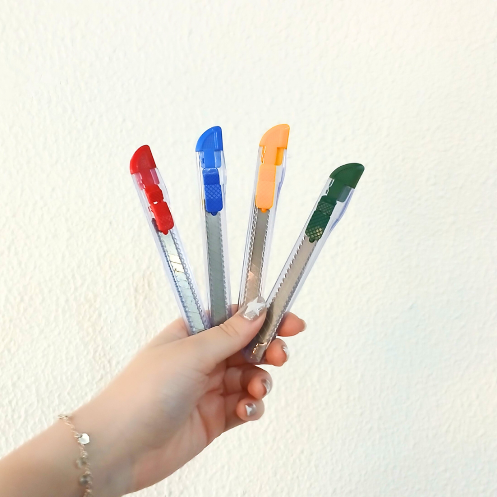 Estilete Estreito Plástico Colorido CiS - #7