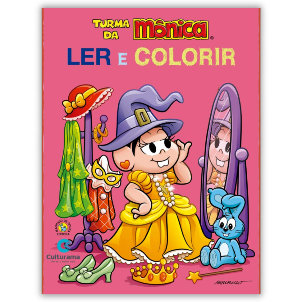 Livro Ler e Colorir Turma da Mônica Culturama - #6