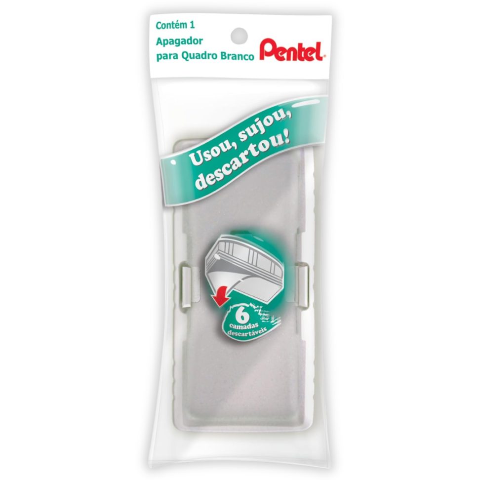 Apagador para Quadro Branco 6 Camadas Pentel - #1