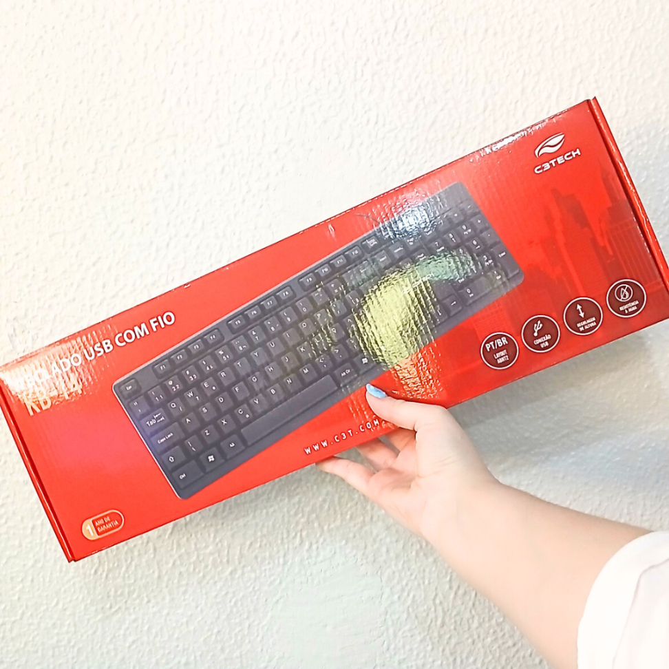 Teclado USB com Fio KB-14 C3Tech - #4