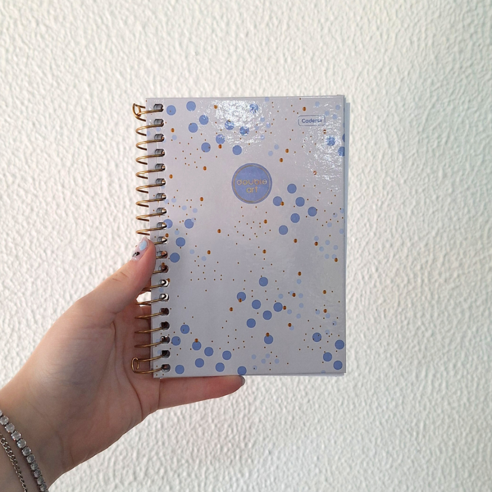 Caderneta com Espiral Double Art Cadersil - #9