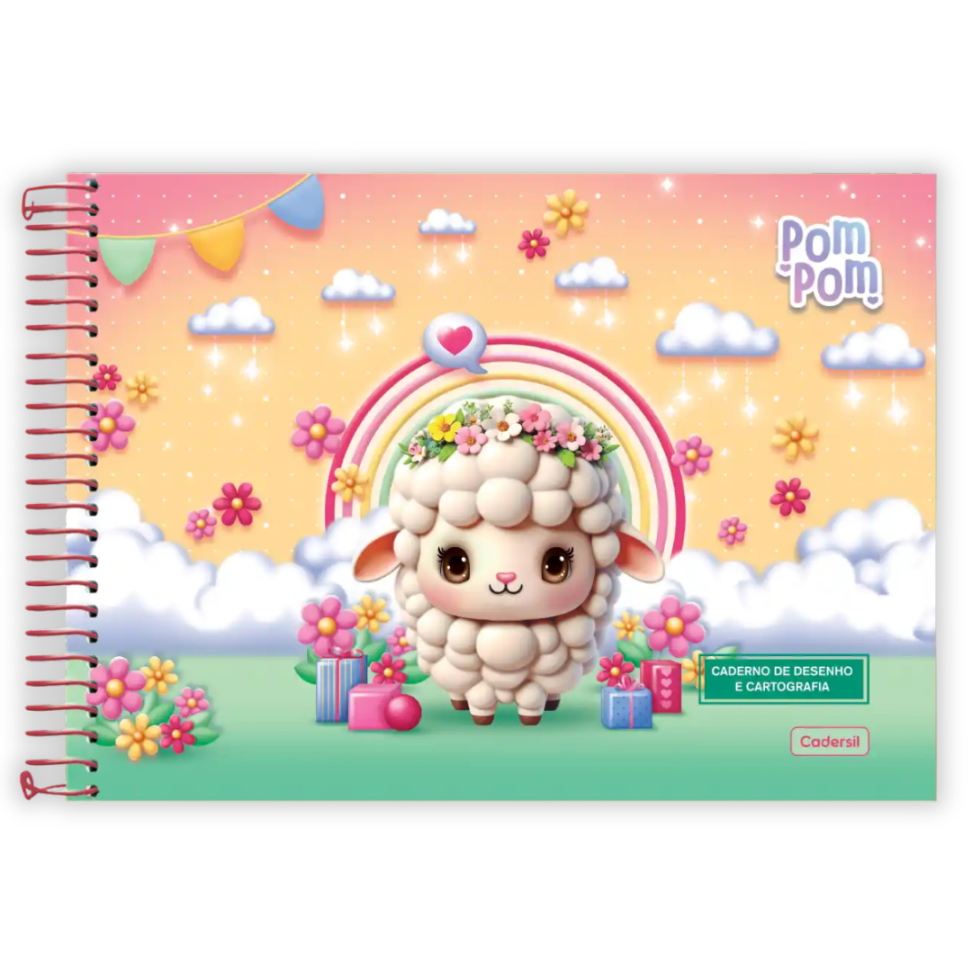 Caderno de Cartografia e Desenho Pom Pom Cadersil - #3