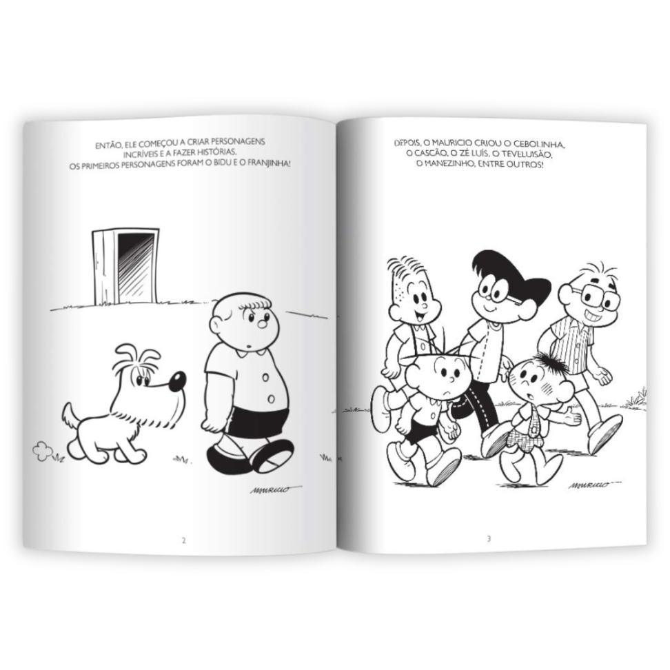 Livro Ler e Colorir Turma da Mônica Culturama - #8