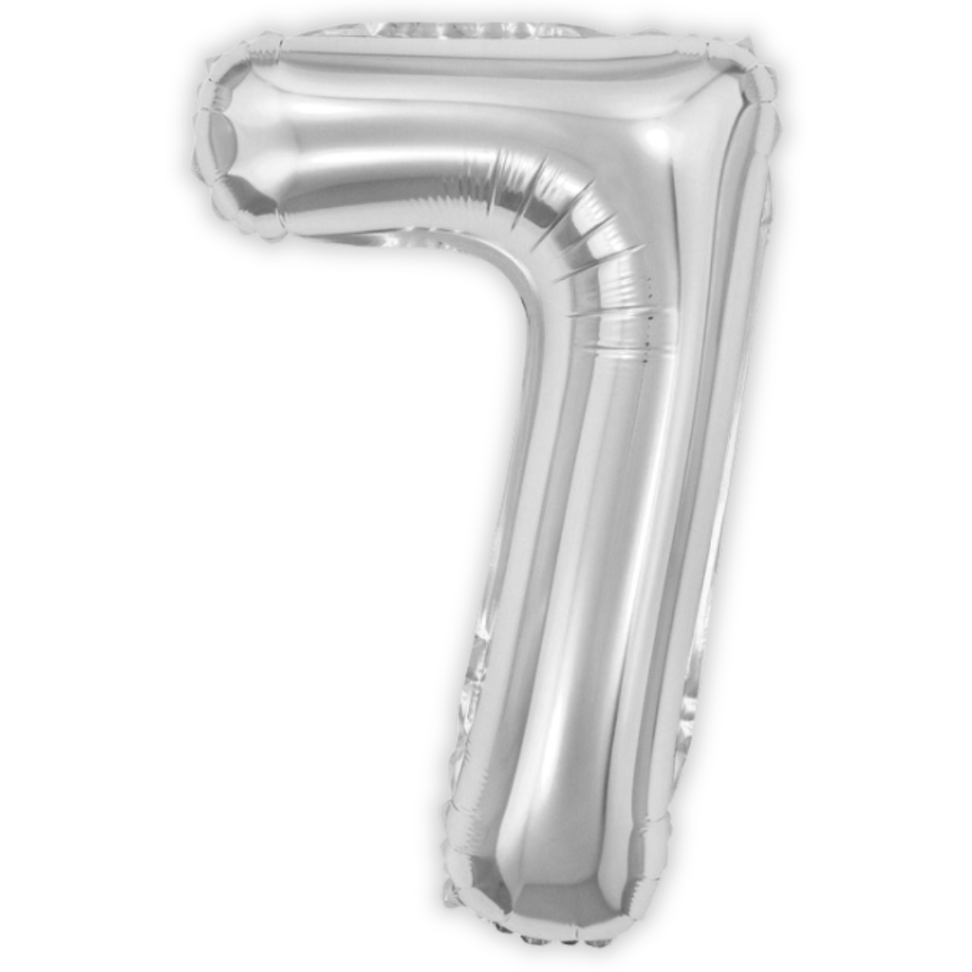 Balão Metalizado 40cm Número 7 Make+ - #3