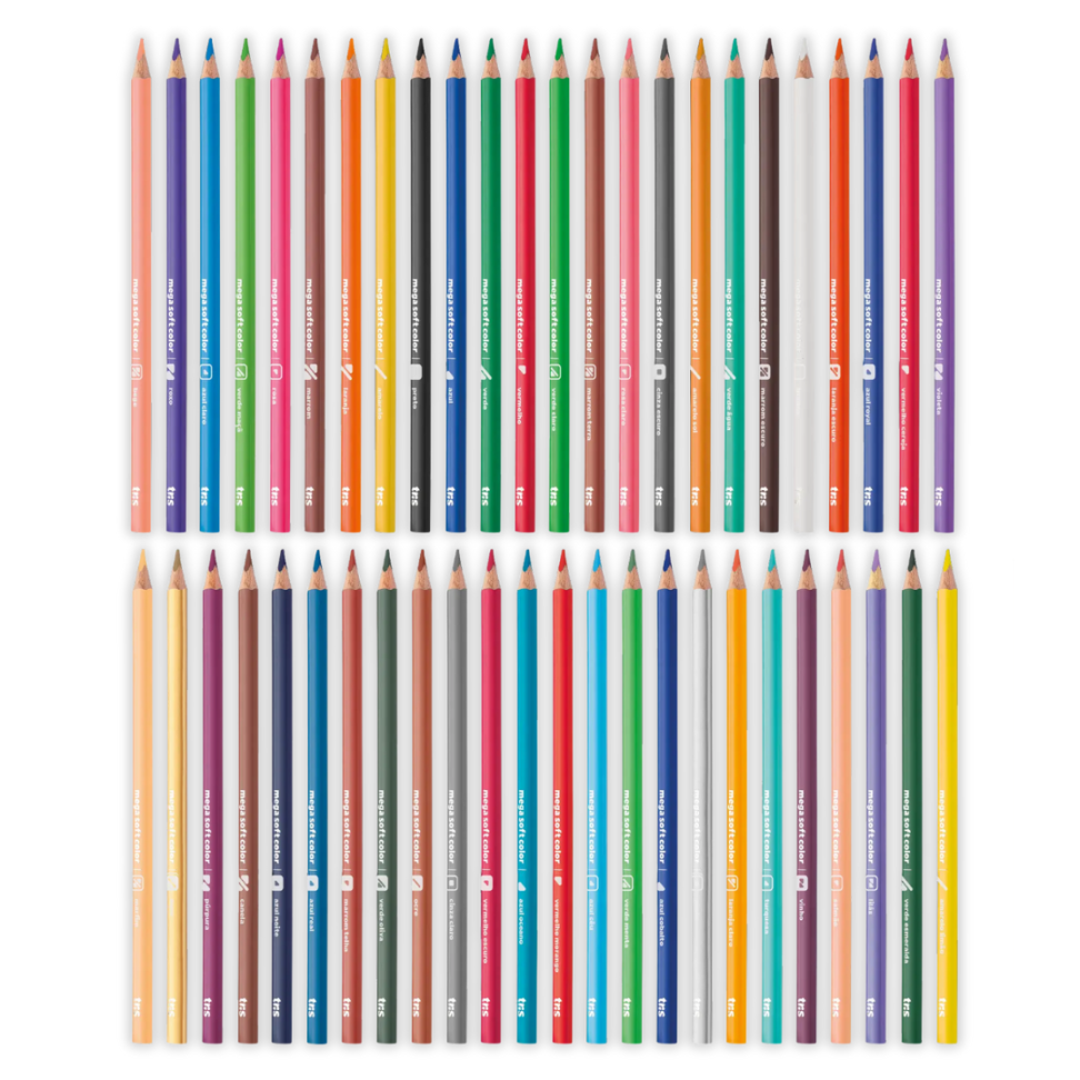 Lápis de Cor 48 Cores Mega Color ADD Tris - #1