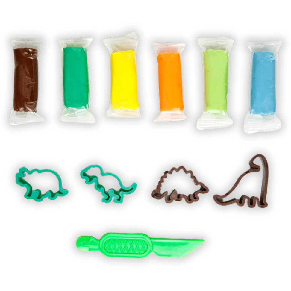 Massinha de Modelar Dino 6 Cores + Ferramentas Leo e Leo - #2