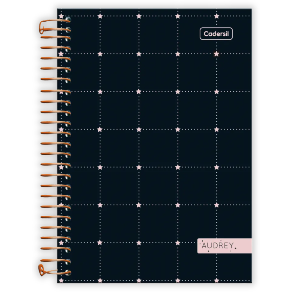 Caderno com Espiral Pequeno 1/4 Audrey Cadersil - #4